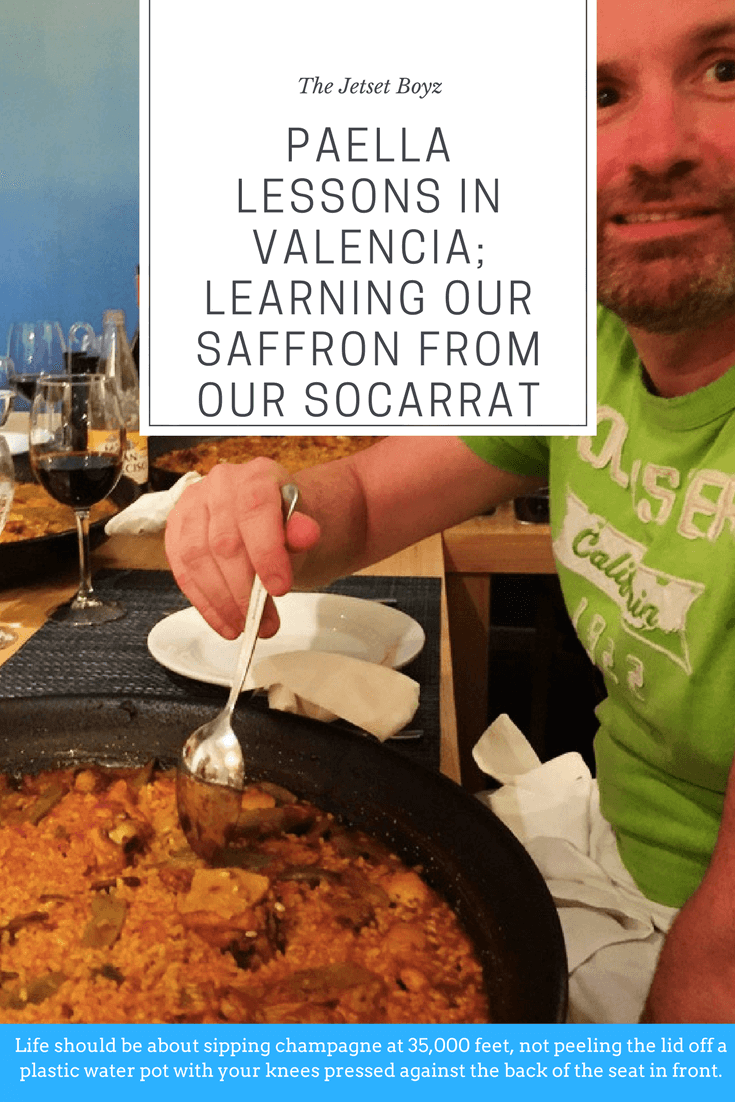 Paella lessons in Valencia; learning our saffron from our socarrat